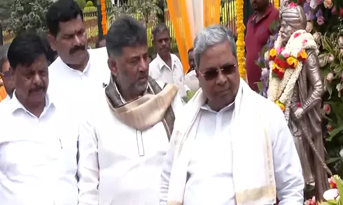 DK Shivakumar ने केम्पेगौड़ा को श्रद्धांजलि दी, जयंती पर स्मारक बनाने की योजना बनाई