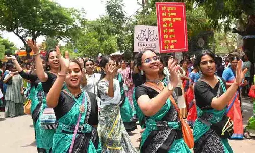 Shree Jagannath Rath Yatra में हजारों लोग शामिल हुए, प्रदर्शनी मैदान पर जुलूस का समापन हुआ
