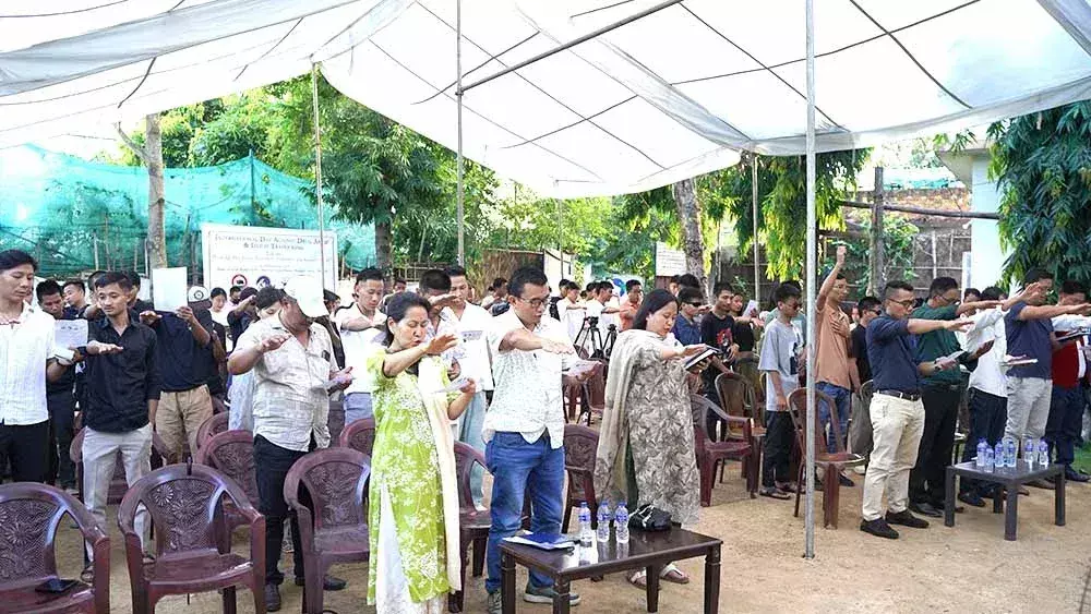 नशीली दवाओं के दुरुपयोग और अवैध तस्करी के खिलाफ अंतर्राष्ट्रीय दिवस मनाया