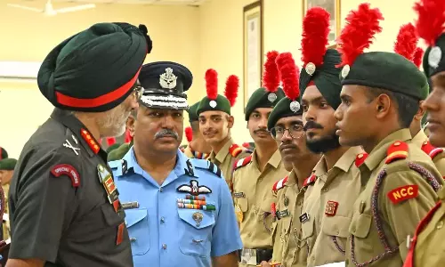 NCC प्रमुख ने तकनीकी उन्नयन की वकालत की NCC प्रमुख ने तकनीकी उन्नयन की वकालत की