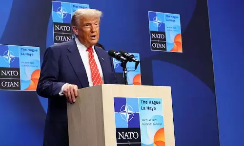 ट्रम्प ने NATO में वैश्विक शांति प्रयासों की सराहना की ट्रम्प ने NATO में वैश्विक शांति प्रयासों की सराहना की