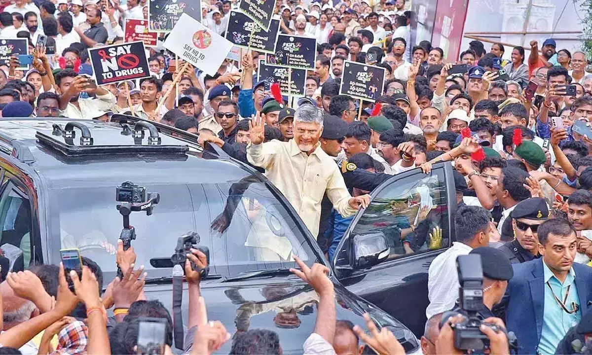 Andhra: मुख्यमंत्री ने राज्य को नशा मुक्त बनाने का संकल्प लिया
