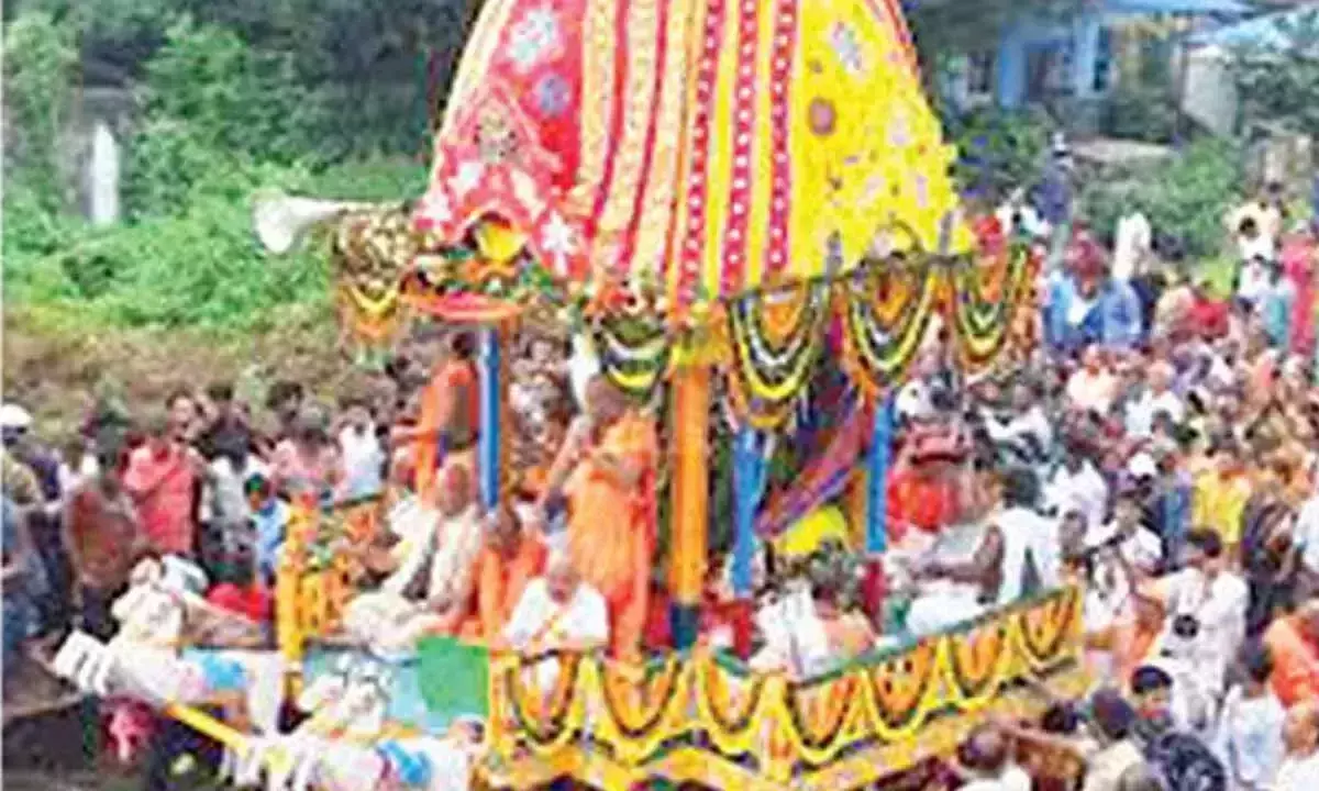 Andhra: उत्कल सांस्कृतिक समाज रथ यात्रा मनाने के लिए तैयार है
