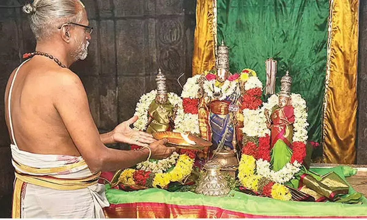 Andhra: श्री पेरियालवार महोत्सव शुरू Andhra: श्री पेरियालवार महोत्सव शुरू