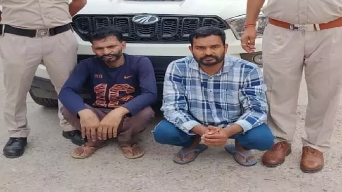 पुलिस को बड़ी कामयाबी, साइबर ठगी के आरोप में दो आरोपी गिरफ्तार पुलिस को बड़ी कामयाबी, साइबर ठगी के आरोप में दो आरोपी गिरफ्तार