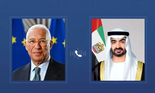 UAE राष्ट्रपति, यूरोपीय परिषद के अध्यक्ष ने यूएई-ईयू संबंधों, क्षेत्रीय विकास पर चर्चा की