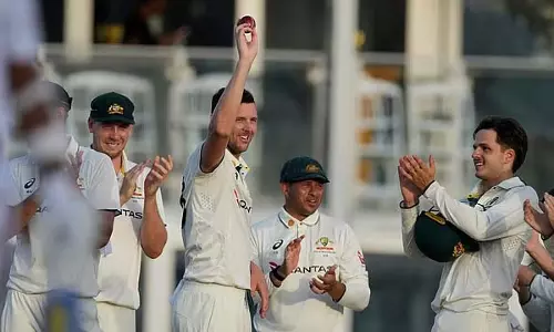 Barbados Test : हेजलवुड का कमाल, ऑस्ट्रेलिया 159 रनों से जीता Barbados Test : हेजलवुड का कमाल, ऑस्ट्रेलिया 159 रनों से जीता