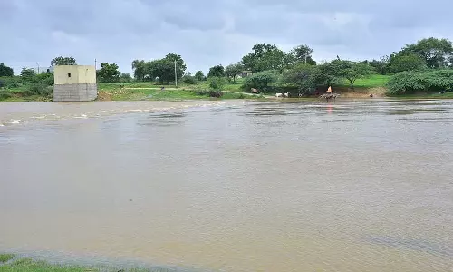 वरदा का जलस्तर बढ़ा: बंडारा में बाढ़ वरदा का जलस्तर बढ़ा: बंडारा में बाढ़