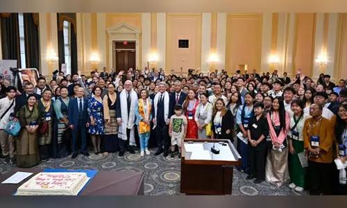 तिब्बती अमेरिकी, US कांग्रेस ने दलाई लामा के 90वें जन्मदिन पर तिब्बत लॉबी दिवस मनाया