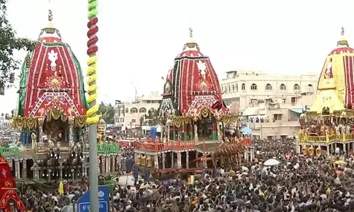 Puri Rath Yatra: तीन रथ गुंडिचा मंदिर के सामने सारधबली पहुंचते हैं