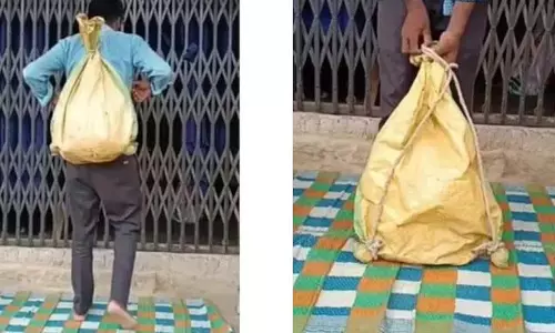 शख्स ने देसी जुगाड़ से बनाया ऐसा बैग, VIDEO हुआ वायरल
