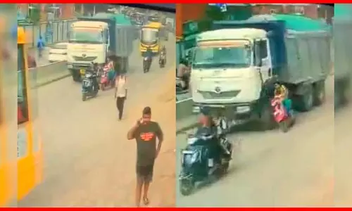 मौत का LIVE वीडियो...काल बना ट्रक मौत का LIVE वीडियो...काल बना ट्रक