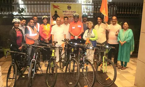 पनवेल राइडर्स की 355 किमी की आध्यात्मिक साइकिल यात्रा, पर्यावरण को बढ़ावा पनवेल राइडर्स की 355 किमी की आध्यात्मिक साइकिल यात्रा, पर्यावरण को बढ़ावा
