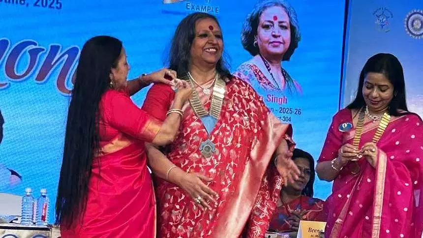 MP : विभा सिंह ने इनर व्हील डिस्ट्रिक्ट 304 के डिस्ट्रिक्ट चेयरमैन का पदभार संभाला MP : विभा सिंह ने इनर व्हील डिस्ट्रिक्ट 304 के डिस्ट्रिक्ट चेयरमैन का पदभार संभाला