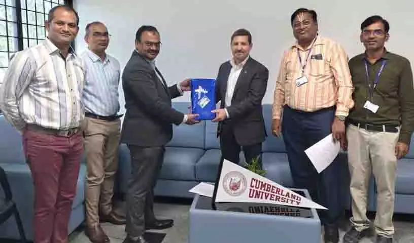 MNR University ने US स्थित कंबरलैंड यूनिवर्सिटी के साथ समझौता ज्ञापन पर हस्ताक्षर किए MNR University ने US स्थित कंबरलैंड यूनिवर्सिटी के साथ समझौता ज्ञापन पर हस्ताक्षर किए