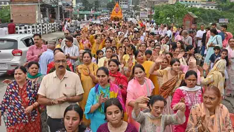 Jagannath महोत्सव मंडी को आध्यात्मिक ठहराव में लाता है Jagannath महोत्सव मंडी को आध्यात्मिक ठहराव में लाता है