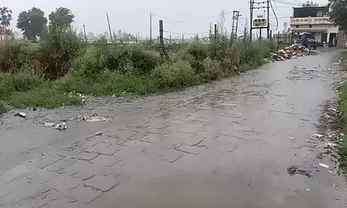 करनाल शहर में बारिश, IMD ने हरियाणा में और बारिश का अनुमान लगाया
