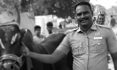 Mathur : सड़क दुर्घटना में हेड कांस्टेबल की मौत