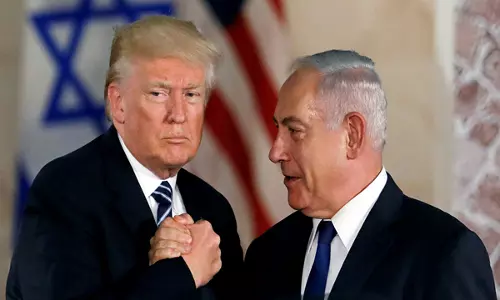 राजनीतिक विच हंट: ट्रम्प ने Israeli PM के खिलाफ मुकदमे के जारी रहने पर कहा