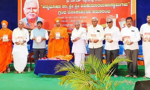 शिवकुमार स्वामीजी का जीवन एक सबक हो: Go.R.Channabasappa