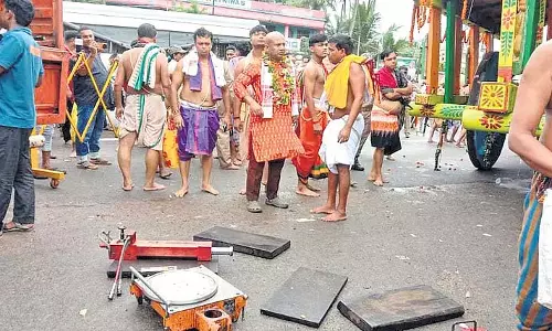Odisha: ब्रह्मा तलध्वजा के पहियों में दरारें, आज से फिर से शुरू होगी खींचतान