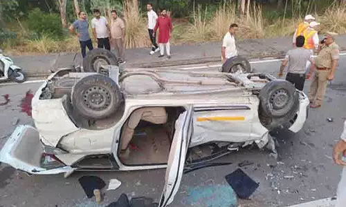 Jalandhar-Amritsar हाईवे पर वाहनों की टक्कर में 3 की मौत, 14 घायल