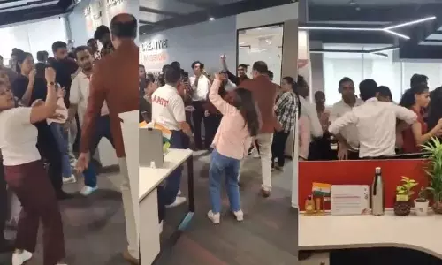 अहमदाबाद विमान दुर्घटना की घटना के बाद एयर इंडिया SATS के कर्मचारी पार्टी कर रहे थे