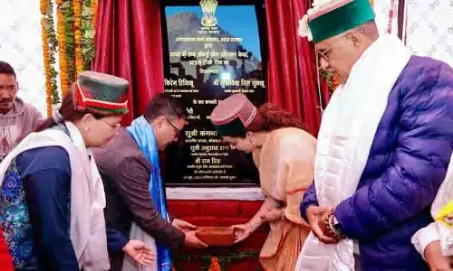 Rijiju ने लाहौल-स्पीति में 82 करोड़ रुपये की खेल अवसंरचना की आधारशिला रखी Rijiju ने लाहौल-स्पीति में 82 करोड़ रुपये की खेल अवसंरचना की आधारशिला रखी