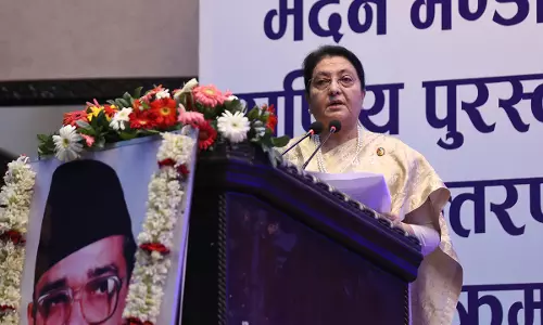 China दौरे के बाद राजनीति में लौटीं भंडारी, पार्टी में मतभेद