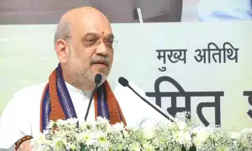 Amit Shah ने निजामाबाद में हल्दी बोर्ड के राष्ट्रीय मुख्यालय का उद्घाटन किया