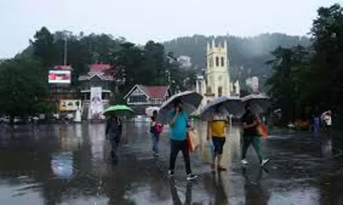 Himachal : चार जिलों में भारी बारिश का रेड अलर्ट,