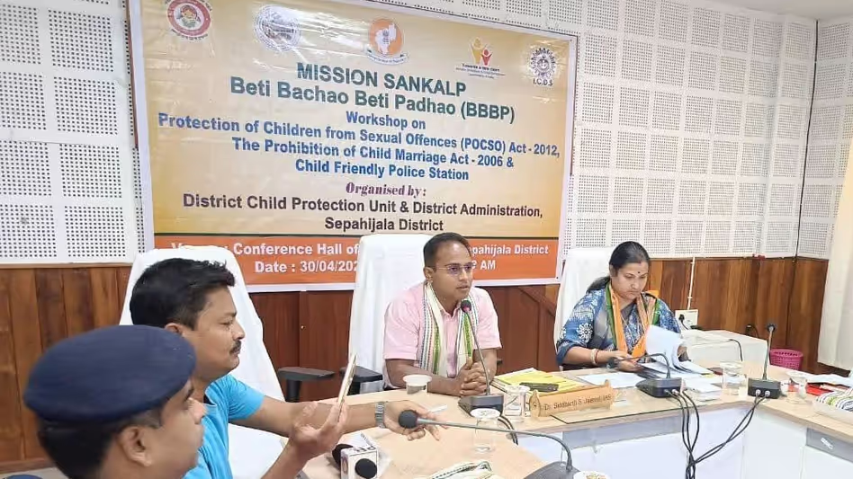 बाल विवाह रोकने के लिए Tripuraके दस गांवों को मिली मान्यता