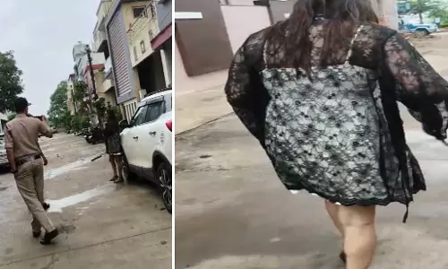 OMG! नशे में धुत युवतियों ने किया तांडव, सोसाइटी अध्यक्ष पर चाकू से हमला
