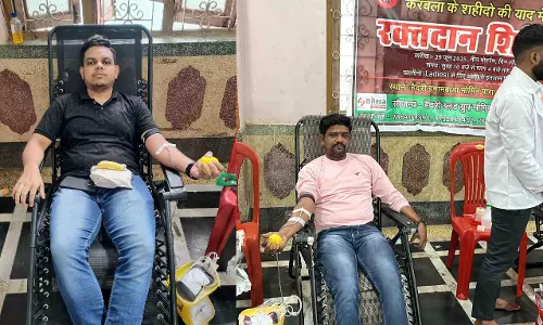 रायपुर में भव्य रक्तदान शिविर