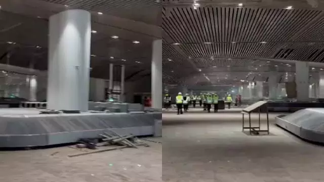 नवी मुंबई हवाई अड्डे का अंदरूनी हिस्सा वायरल वीडियो में आया सामने नवी मुंबई हवाई अड्डे का अंदरूनी हिस्सा वायरल वीडियो में आया सामने