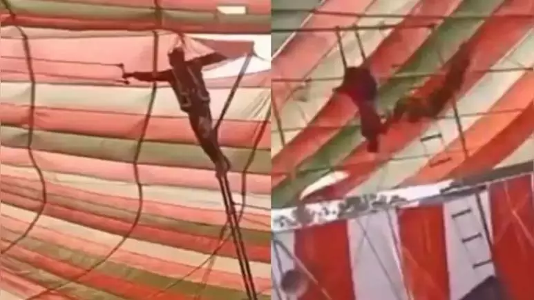 VIDEO: शख्स ने किया सर्कस में ऐसा करतब, फिर... VIDEO: शख्स ने किया सर्कस में ऐसा करतब, फिर...