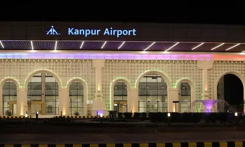 खतरा मंडरा रहा कानपुर एयरपोर्ट पर, मिली बम से उड़ाने की धमकी