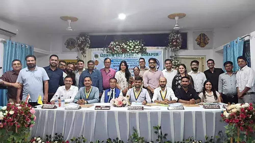 Nagaland :  लायंस एंड लियो क्लब दीमापुर ने नया बोर्ड स्थापित किया