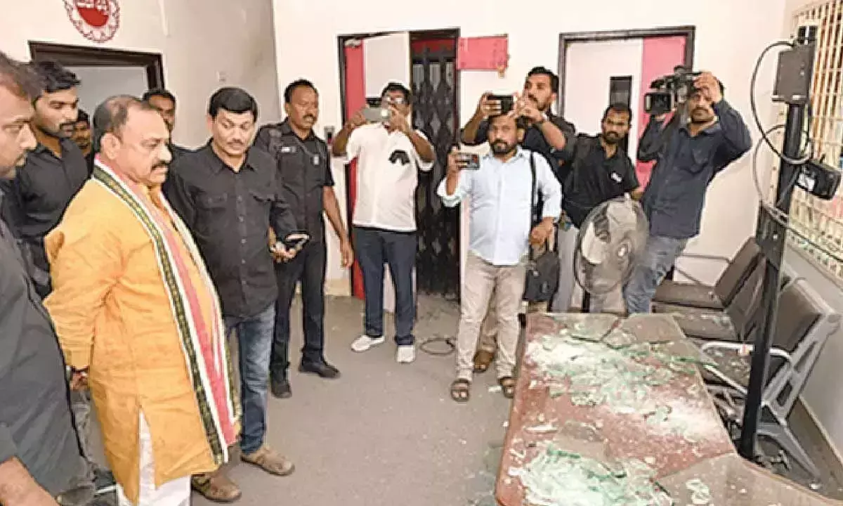 तेलुगु समाचार चैनल के कार्यालय पर हमले के लिए BRS नेताओं पर मामला दर्ज