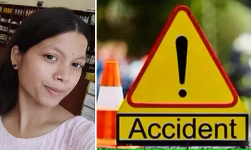 Indore : सड़क पार करते समय तेज रफ्तार बाइक की टक्कर से लड़की की मौत