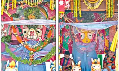 Odisha : रथ पर सवार तीन मूर्तियों का दर्शन