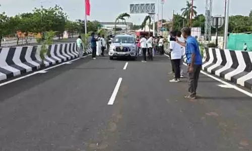 Singaperumal कोइल फ्लाईओवर का एक हिस्सा खुला, राजमार्ग पर भीड़ कम हुई