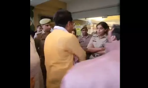 BJP नेता और महिला IPS अफसर के बीच तीखी बहस