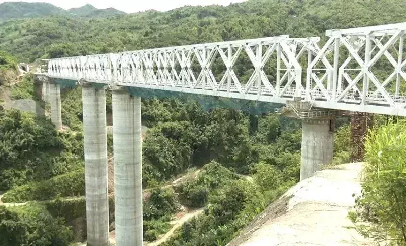 Mizoram: बैराबी-सैरांग रेलवे लाइन 11 साल बाद पूरी हुई
