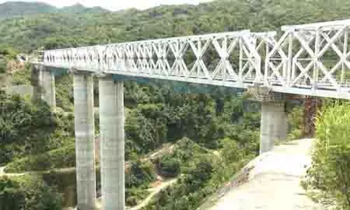 Mizoram: बैराबी-सैरांग रेल लाइन पूरी हुई, कनेक्टिविटी और पर्यटन को बढ़ावा मिलेगा Mizoram: बैराबी-सैरांग रेल लाइन पूरी हुई, कनेक्टिविटी और पर्यटन को बढ़ावा मिलेगा
