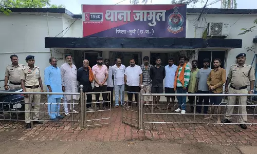 दुर्ग में 150 से अधिक वारंटी गिरफ्तार
