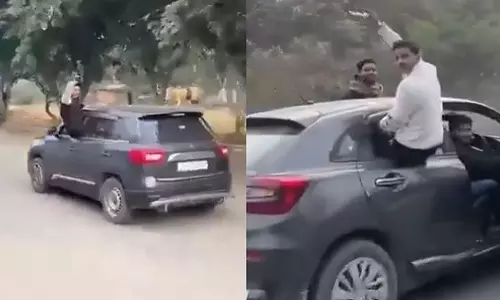 Noida: कार स्टंट करने वाले युवकों पर जुर्माना