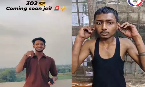 इंस्टाग्राम पर चाकू से दहशत फैलाने वाला युवक गिरफ्तार, कहा- चाकू चलाना पाप है, पुलिस हमारा बाप है इंस्टाग्राम पर चाकू से दहशत फैलाने वाला युवक गिरफ्तार, कहा- चाकू चलाना पाप है, पुलिस हमारा बाप है