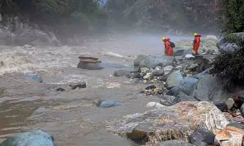 Himachal में भारी बारिश जारी रहने के कारण 7 जिलों में बाढ़ की चेतावनी जारी