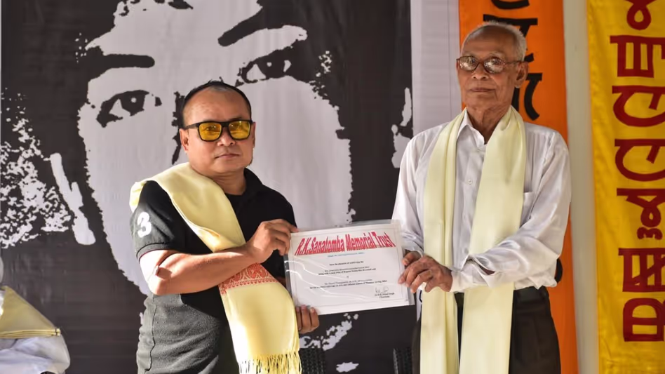 Manipur के पत्रकार को सांस्कृतिक रिपोर्टिंग में उत्कृष्टता के लिए